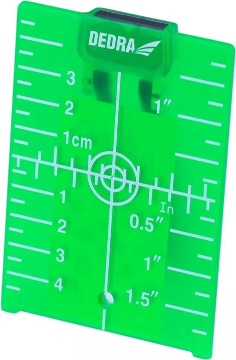 Actual product image Dedra Target plate for rangefinders and laser devices, MC0918, green