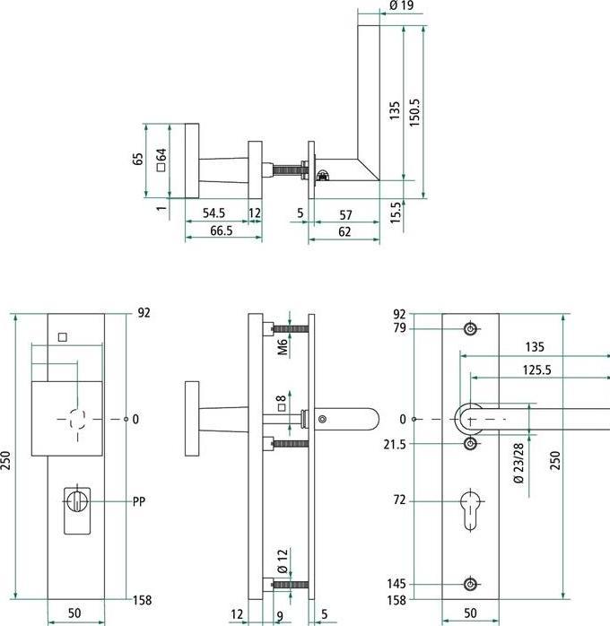 Actual product image Intersteel Protection set 0023.396236Z stainless steel sw 72 mm 37-42 mm