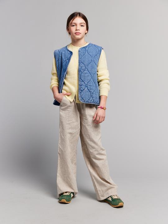 Actual product image Jonen Jeansweste mit Wellensteppung, Mädchen (128)