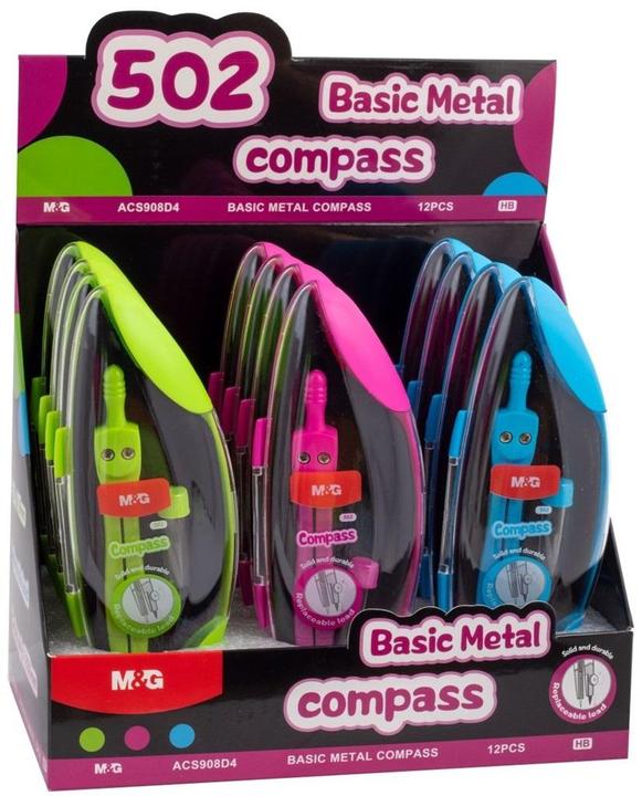 Bandai Schulzirkel aus Metall, 35 cm, M&G-Mix