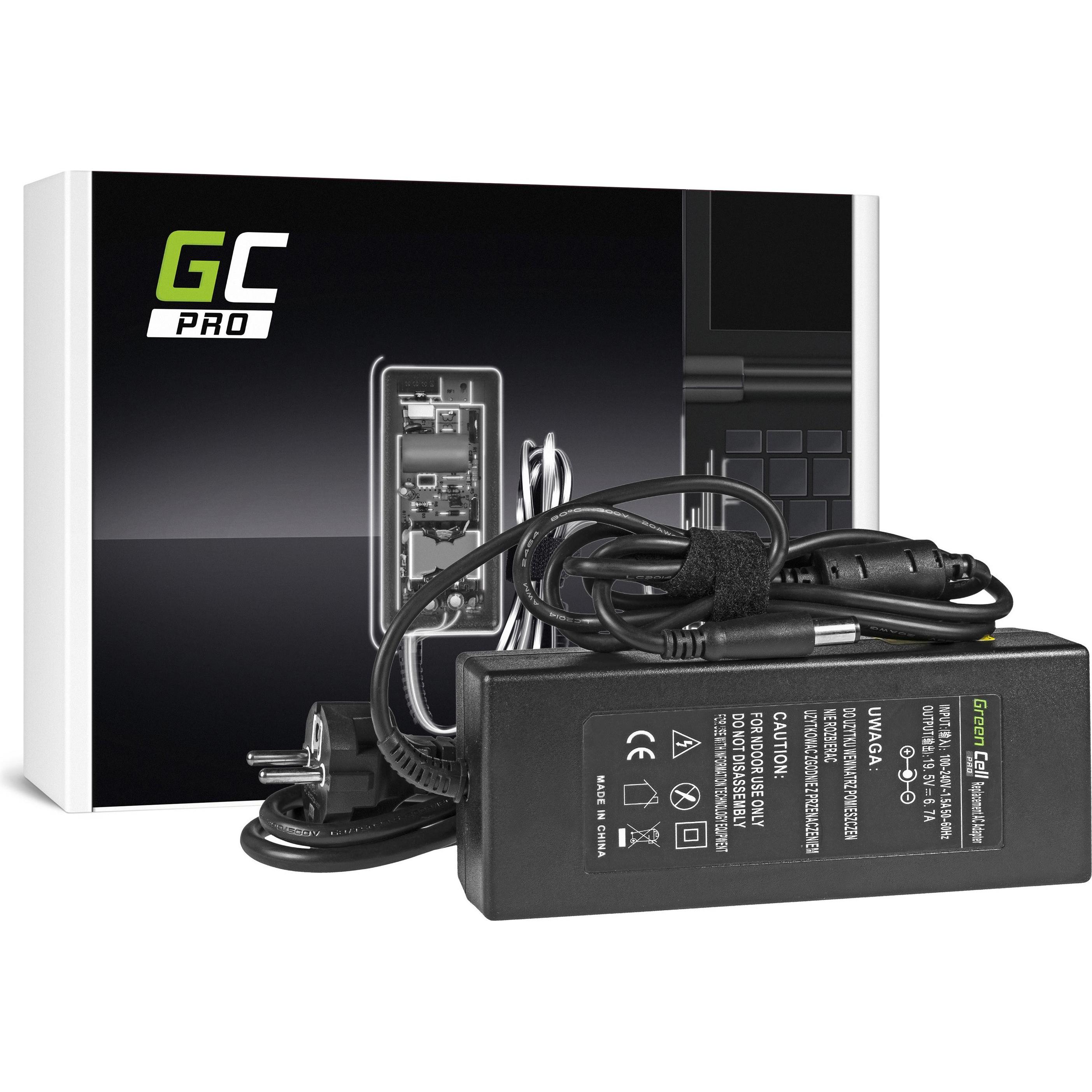 GreenCell Cell AD35P Netzteil & Spannungsumwandler Indoor (130 W), Notebook Netzteil, Schwarz