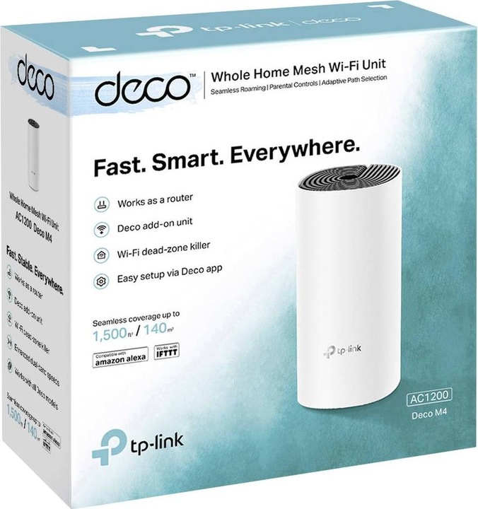 Productafbeelding TP-Link Deco M4 AC1200 Dualband WLAN Mesh 1-pak