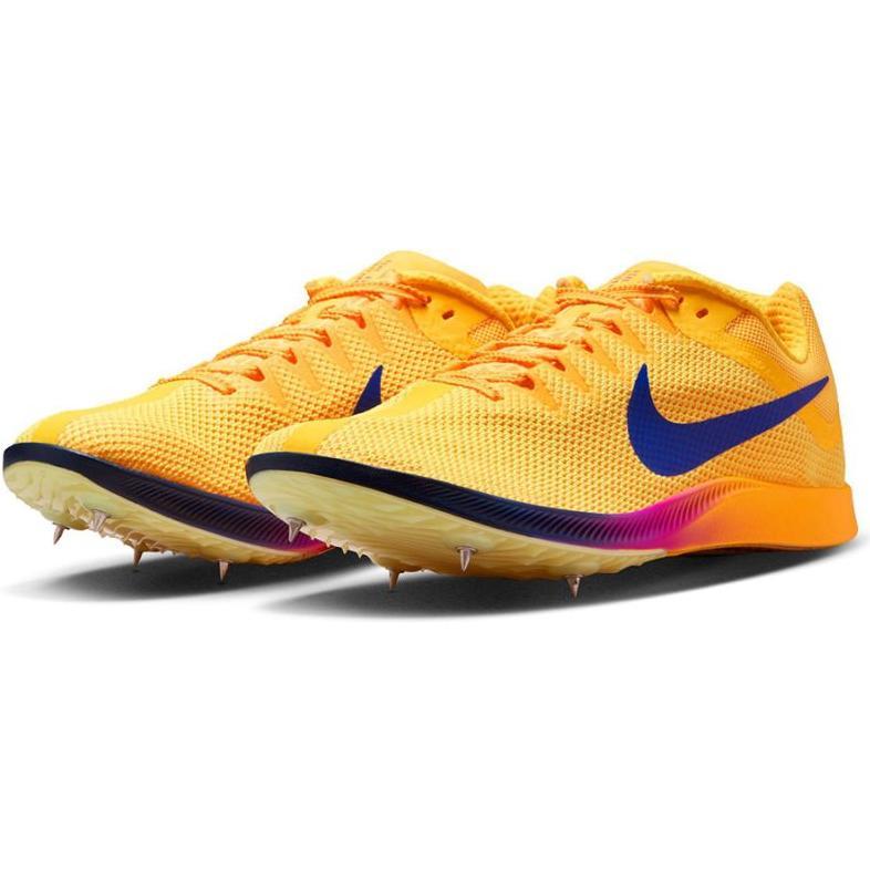 Nike, Unisex, Sneaker, Rival Distance FZ9653-800 Spikes, Blu, Multicolore, Viola, Giallo, (44.5)