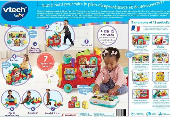 Produktbild VTech Maxiloco, Mon Trotti Train 7 En 1