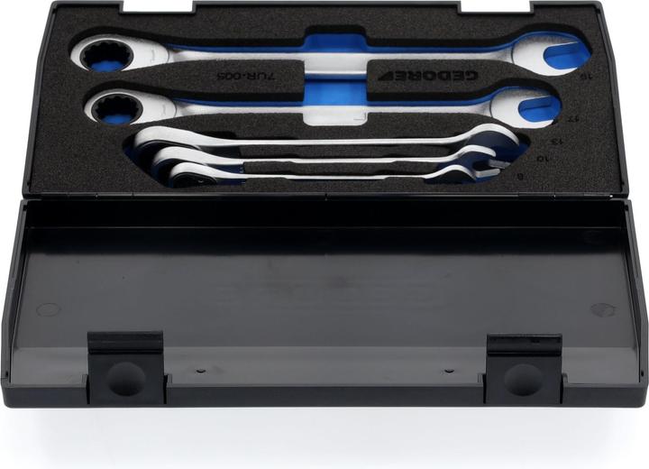 Immagine prodotto Gedore Set di chiavi a cricchetto (13 mm, 17 mm, 19 mm, 10 mm, 8 mm)
