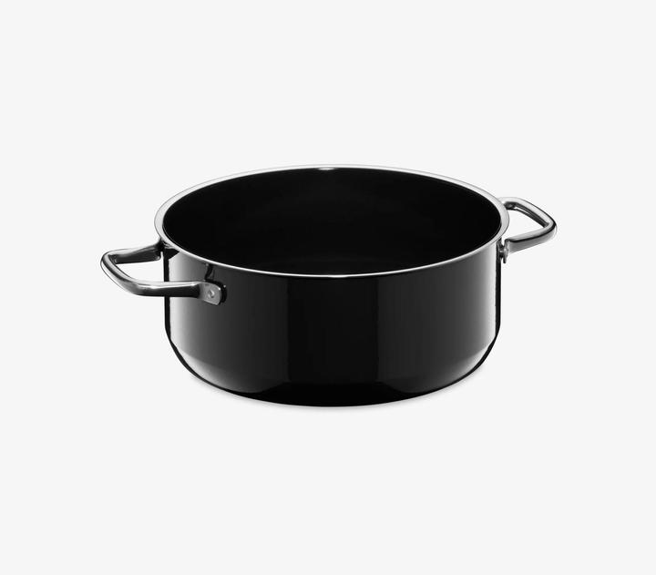 Immagine prodotto WMF Teglia nera per arrostire (18 cm, Padella per friggere, Acciaio inossidabile)