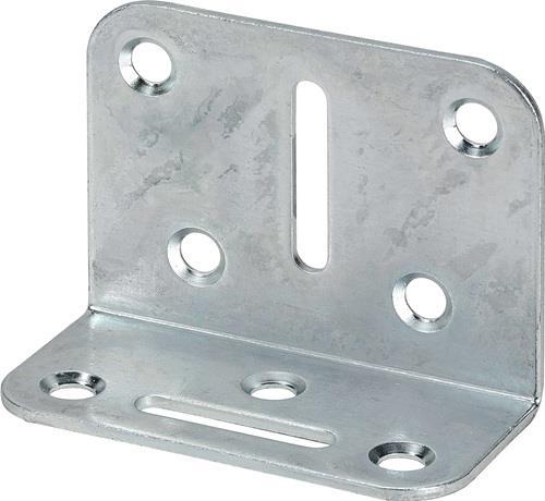 Image du produit Vormann Équerre de réglage Longueur 50 x 35 mm Largeur 70 mm Épaisseur 2 mm Acier brut zingué bleu (20 pcs)
