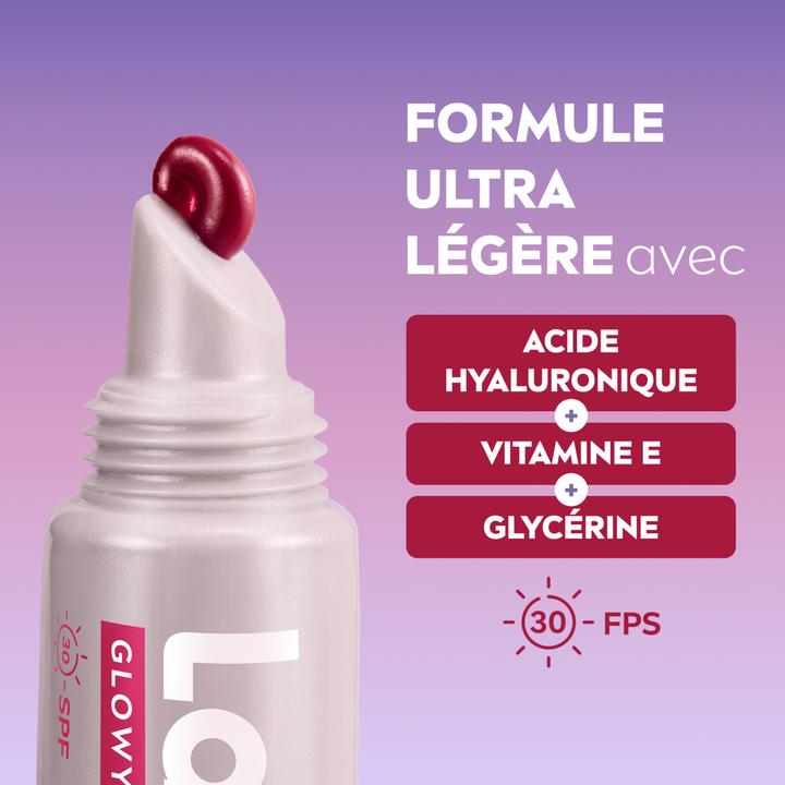 Actual product image LABELLO Glowy Lips Berry (Lip balm, 10 ml)