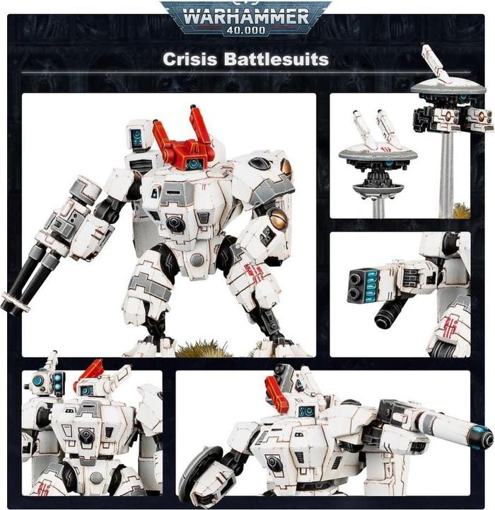 Produktbild Games Workshop Warhammer 40k - Tau XV8 Crisis Battlesuit Team