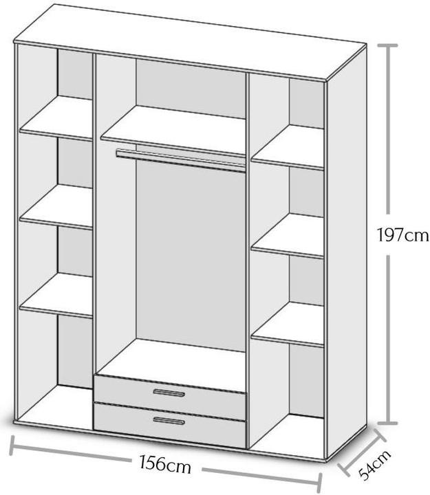 Immagine prodotto Pol-Power Chicago (159 x 54 x 197 cm)