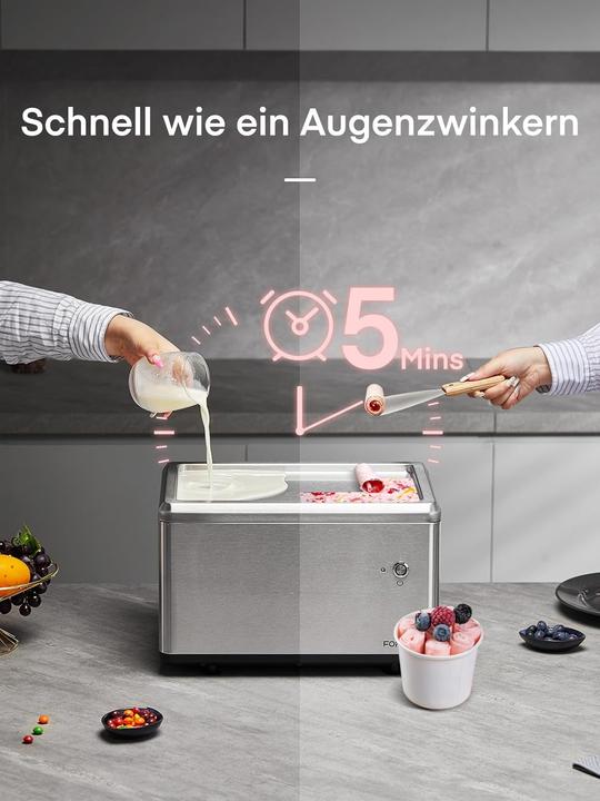 Produktbild Fohere Roll-Eismaschine für selbstgemachte Ice Cream Rolls