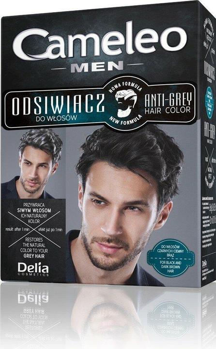 Image du produit Delia Cosmetics Cameleo - Men Anti-Grey Hair Color odsiwiacz do wÅ'osÃ³w 01 B (01 Black)