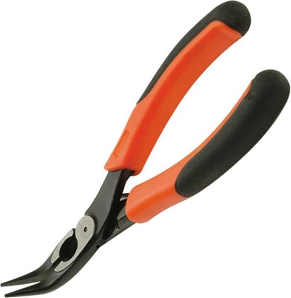 Produktbild Bahco ERGO Flachrundzangen mit Öffnungsfeder, Zwei-Komponenten-Griffen und um 45° abgewinkelter Spitze (200 mm)