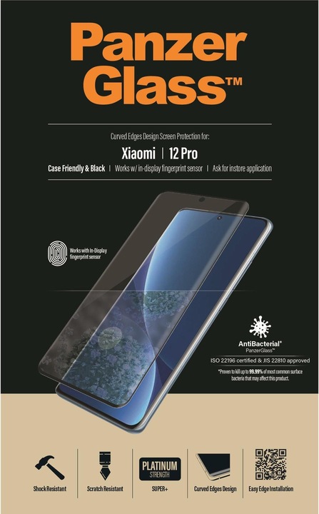 Actual product image PanzerGlass Case Friendly (1 Piece, Xiaomi 12S Pro, Xiaomi 13 Pro, Xiaomi 12 Pro)