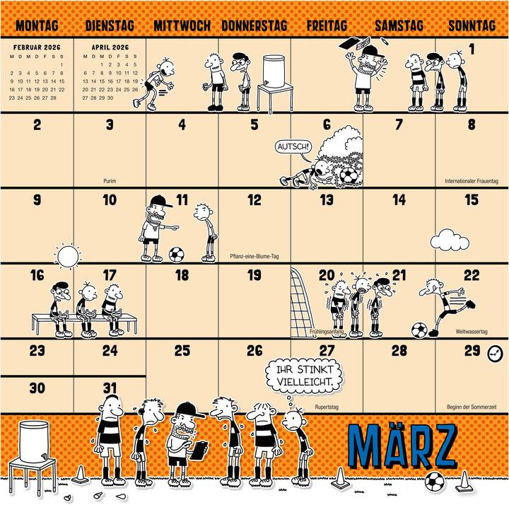 Produktbild Kinney:Gregs Kalender 2026