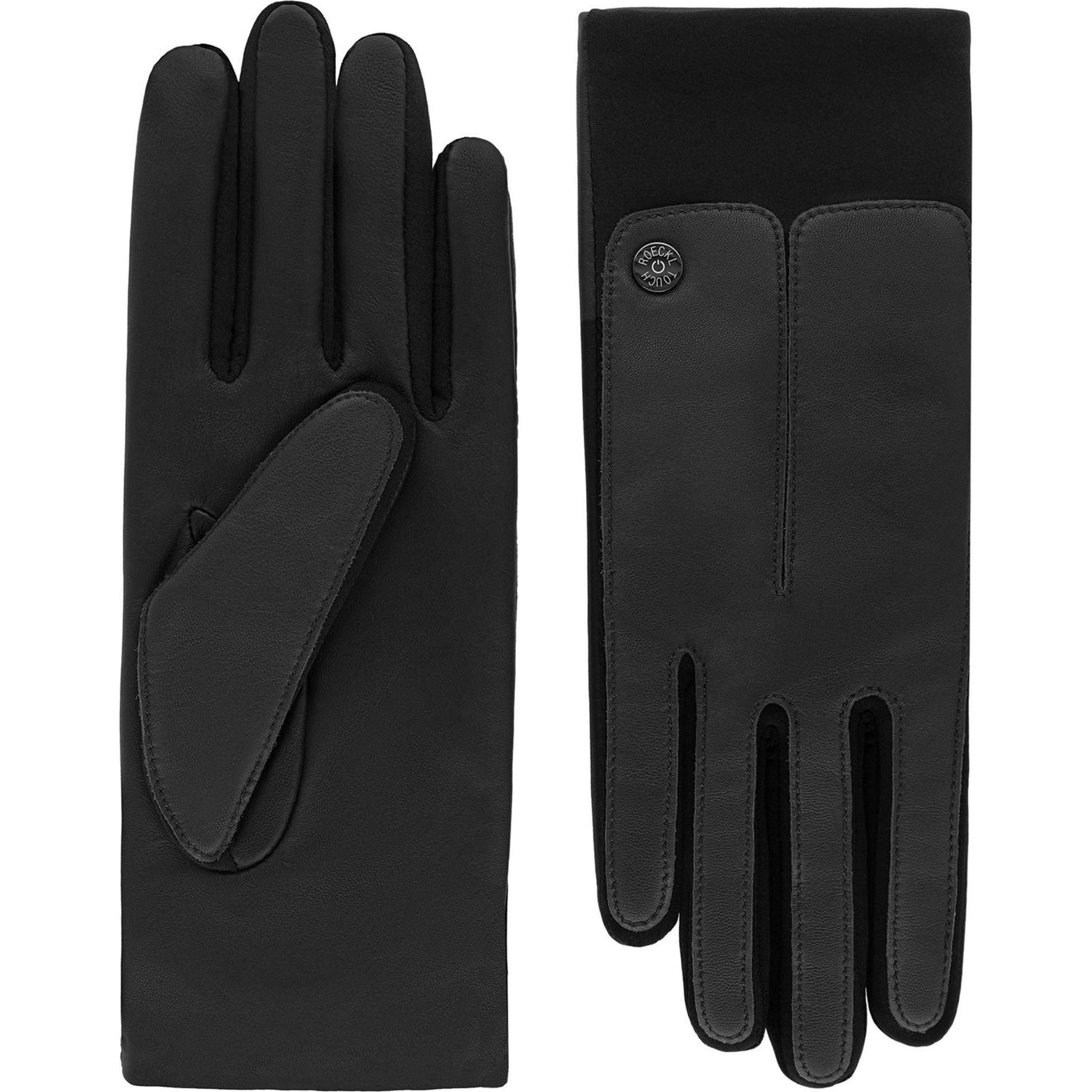 Thumbnail - Roeckl, Damen, Handschuhe, Lederhandschuhe, Schwarz, (8)