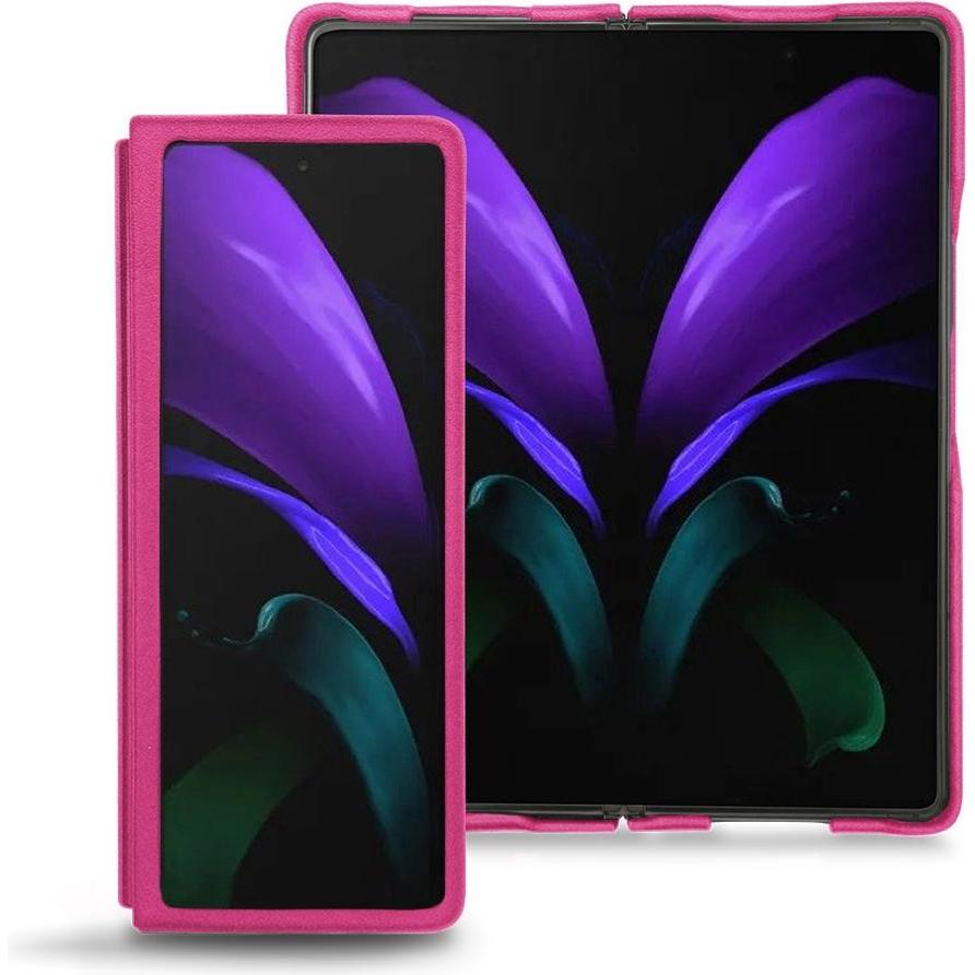 Noreve Lederschutzhülle (Samsung Galaxy Z Fold2), Smartphone Hülle, Rosa
