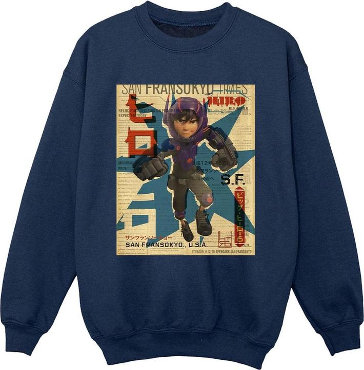 Image du produit Disney - Sweat BIG HERO BAYMAX HIRO NEWSPAPER - Garçon (140, 146)