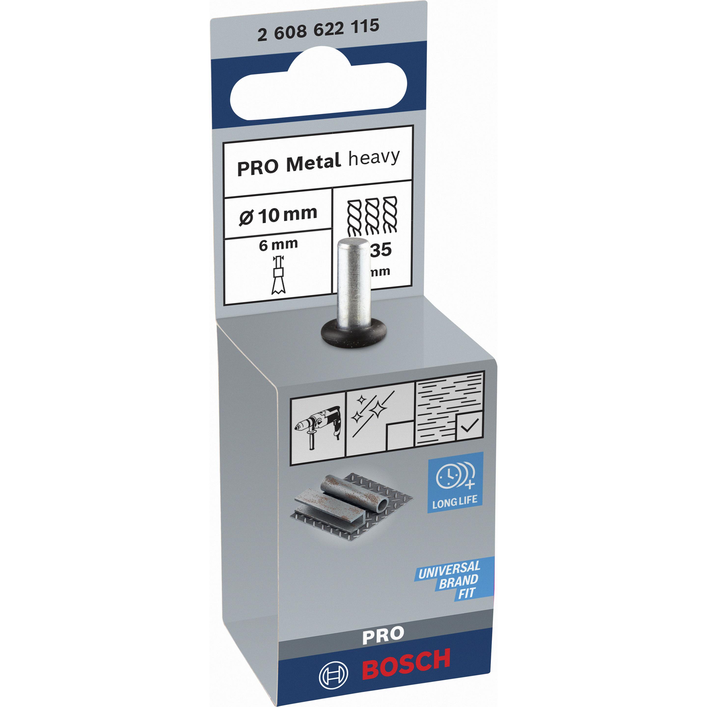 Thumbnail - Bosch Professional Zubehör, Schleifmittel, PRO Metal heavy Pinselbürste, gerader Schaft, 10 x 0,35 mm