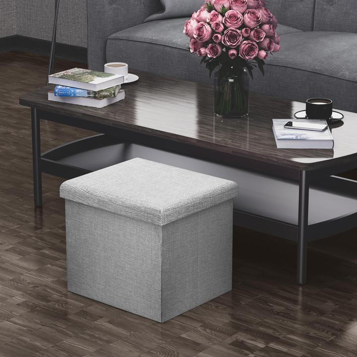 Image du produit Intirilife Cube d'assise ALASKA GRAU