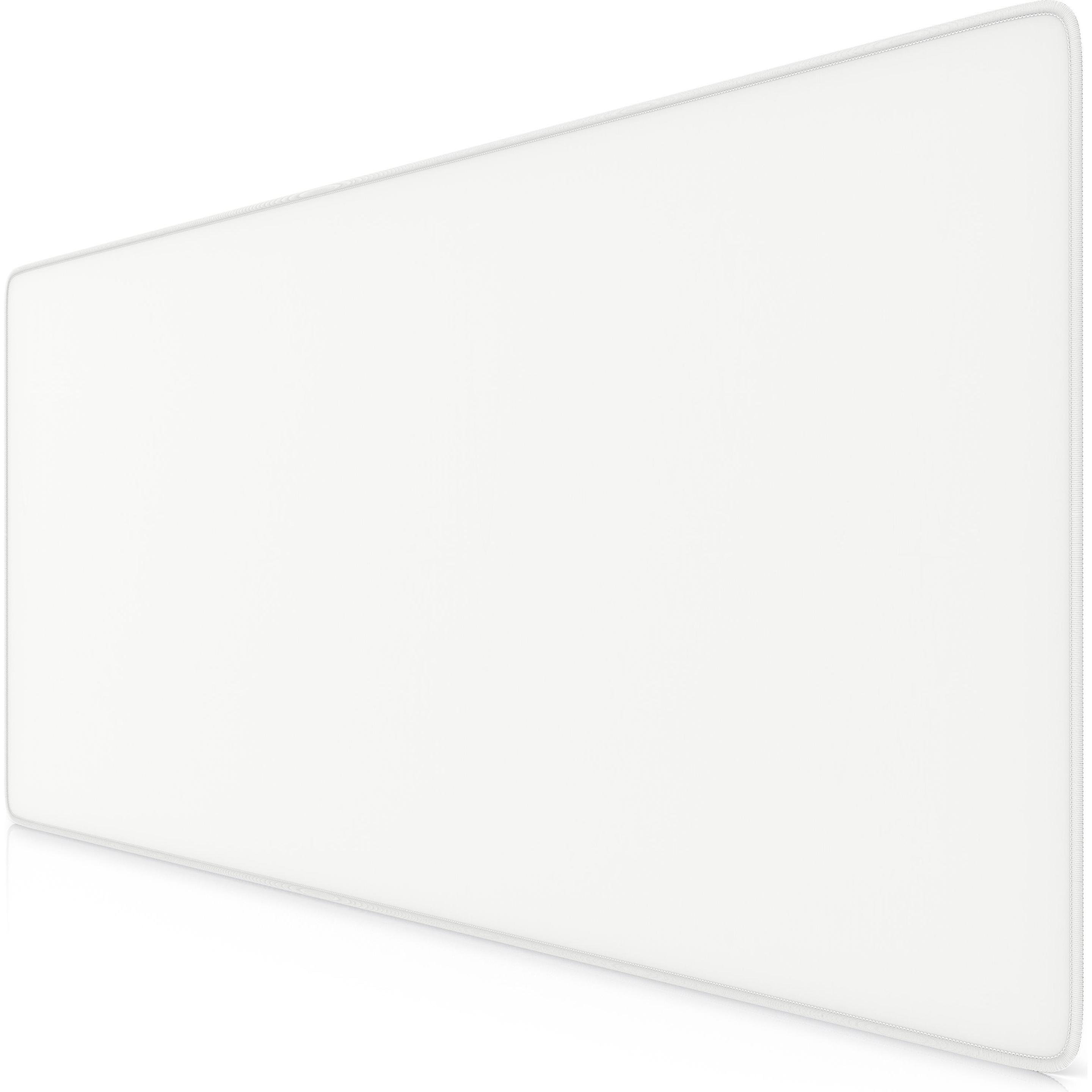Titanwolf Gaming Mauspad XXL, glattes Stoffgewebe, Speed Mausmatte 900 x 400mm grosse Fläche, weiss (XXL), Mausmatte, We...