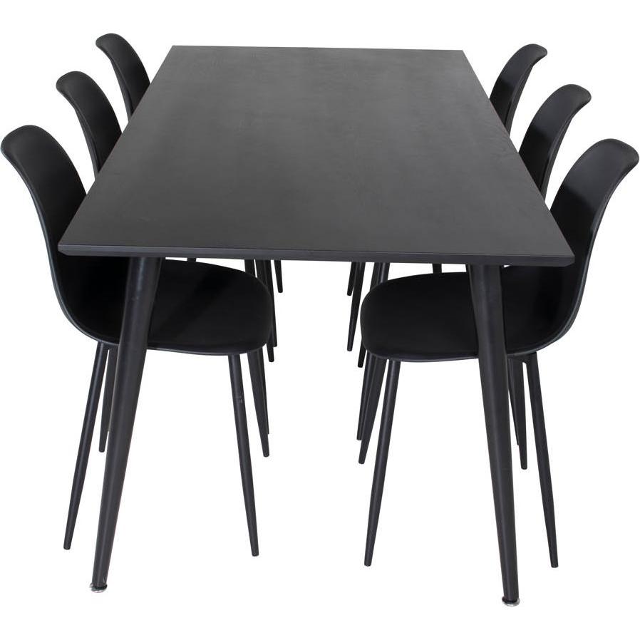 Thumbnail - Ebuy24, Esstisch, Essgruppe Dipp 46 (7-teilig) (90 x 180 x 75 cm)