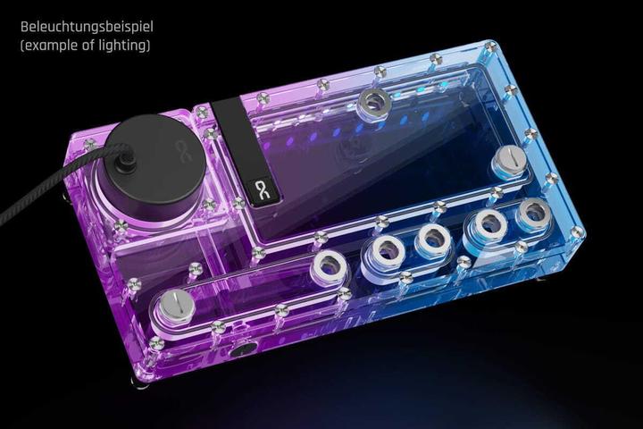 Produktbild Alphacool AGB Core Distro Plate 280 Rechts VPP/D5 mit VPP Apex Pumpe