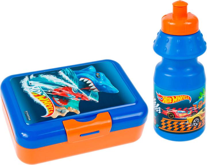 Produktbild Hot Wheels Wasserflasche + Frühstücksbox Tasche