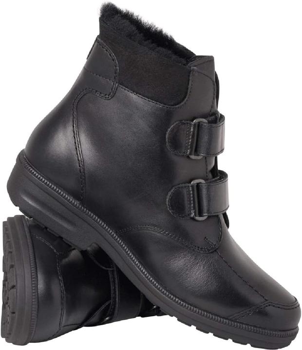 Actual product image Ganter Women's Ankle Boots with Hook-and-Loop Closure, Block Heel, and Removable Insole (35)