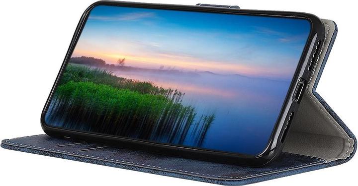 Produktbild Cover-Discount Xiaomi 11T - Vintage Etui Wildleder Optik dunkelblau (Xiaomi 11T Pro, Xiaomi 11T)