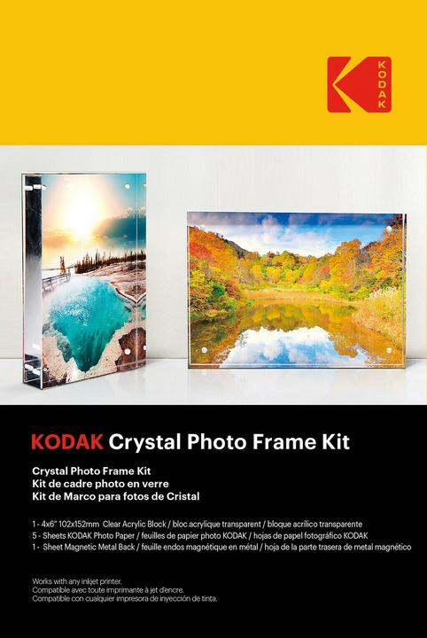 Actual product image Kodak Crystal Photo Frame Kit 5 Sheets (180 g/m², 10x15 cm, A6, 5 pcs.)