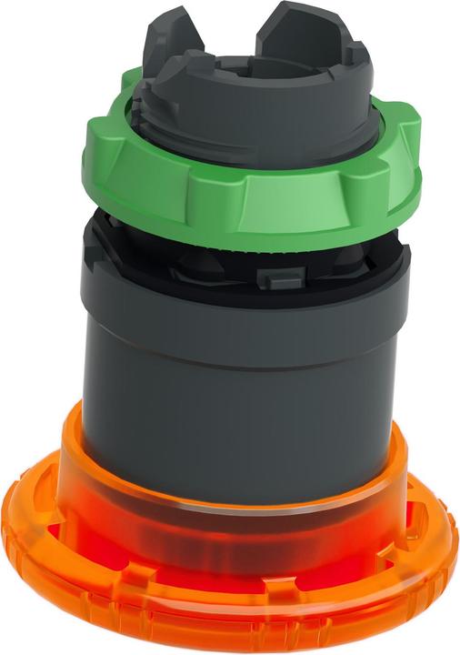 Produktbild Schneider Electric Leuchttaster Pilzkopf orange rund IP66