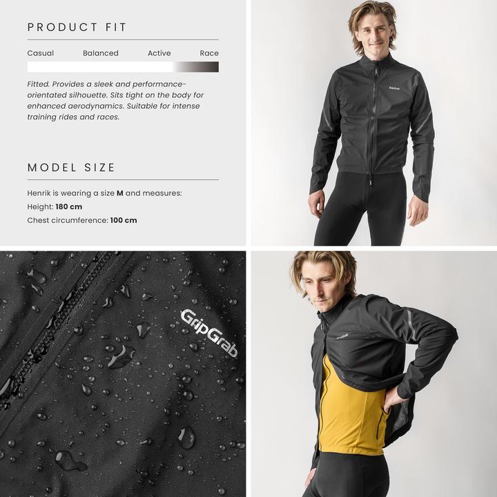 Actual product image GripGrab RainMaster Waterproof Lightweight Jacket (M)