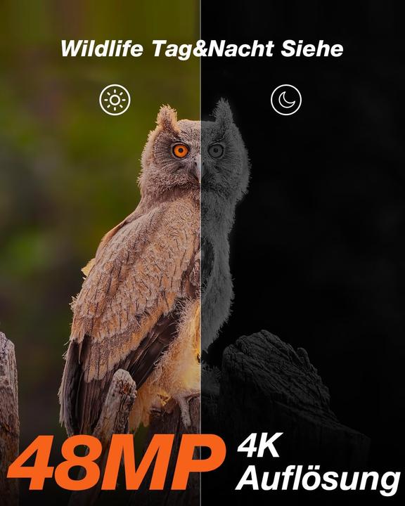 Produktbild iZeeker 4K Wildkamera mit Nachtsicht & Bewegungsmelder