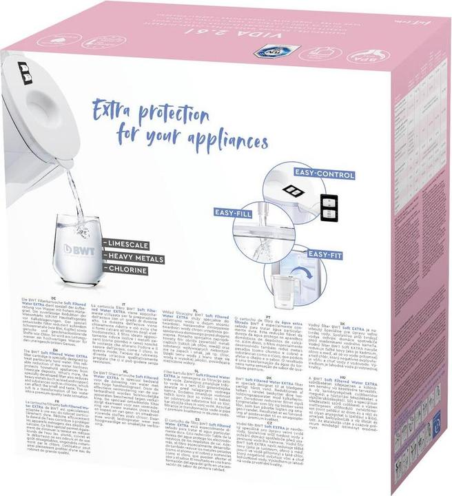 Produktbild BWT VIDA manuell weiss + 1 x Soft Water Extra (1x)