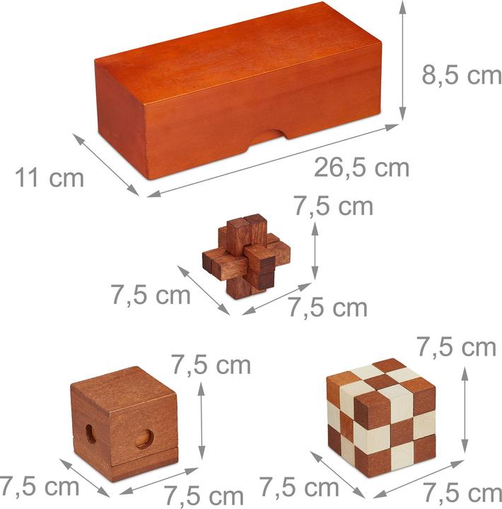 Produktbild Relaxdays Knobelspiele