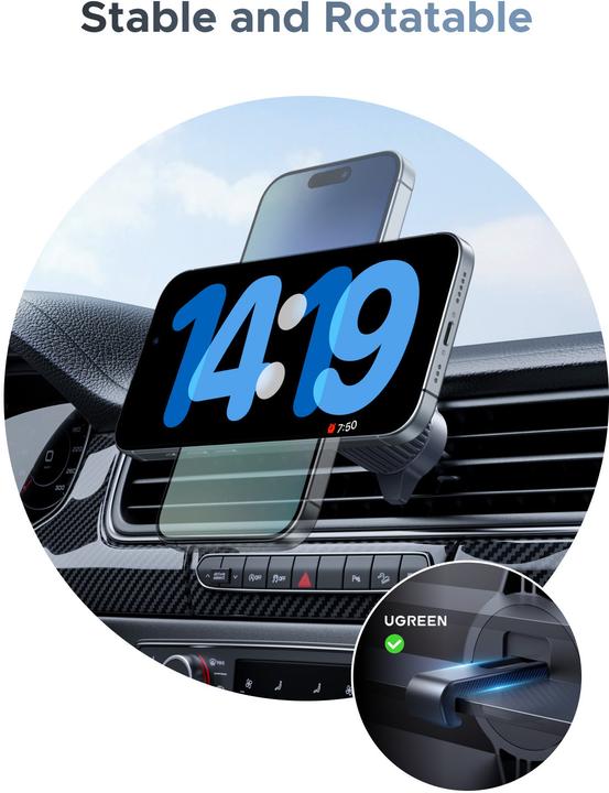 Actual product image Ugreen Magnetic Car Charger