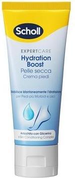 Scholl Hydration Boost Cream für trockene Haut Angereichert mit Glycerin und Skin Conditioning Complex für (Fussbad, 75 ml)