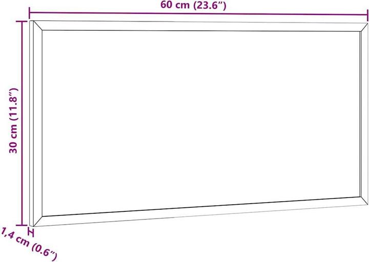 Image du produit vidaXL magnetisches Whiteboard (60 x 30 cm)