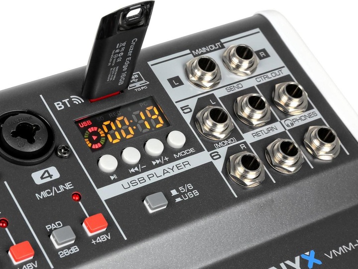 Image du produit Vonyx Mélangeur VMM-K602 (Studio et mixeur live)