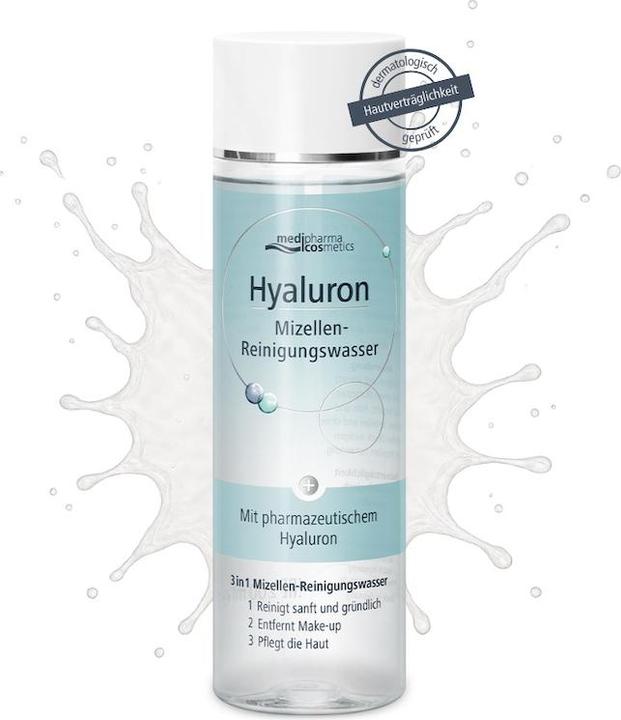 Produktbild Medipharma cosmetics Hyaluron Mizellen-Reinigungswasser, 200 ml Lösung (Reinigungslotion, 200 ml)