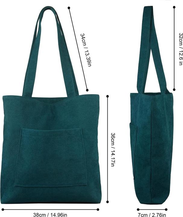 Immagine prodotto Only-Bags.Store Kordeltasche Umhängetasche mit Reissverschluss, Umhängetaschen Handtasche Shopper Tasche