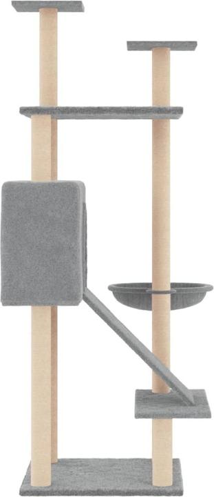 Produktbild vidaXL Kratzbaum (153 cm, Hellgrau)