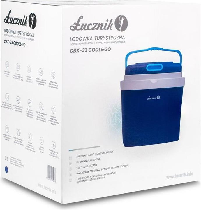 Image du produit Łucznik Touristischer Autokühlschrank Lucznik CBX-33 Cool&Go XL 33L 12V/220-240V (33 l)