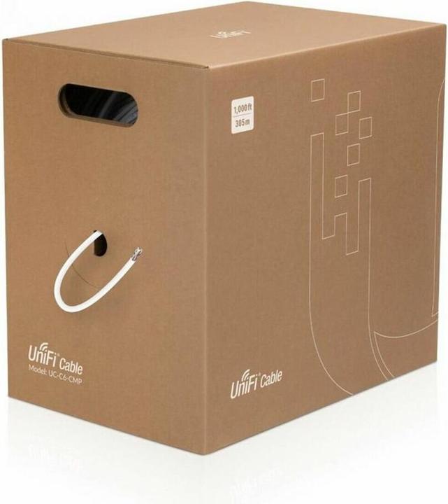Actual product image Ubiquiti U-Cable-C6-CMP - UniFi Cable Cat. 6 CMP Rating, 305 m (U/UTP, CAT6, 305 m)