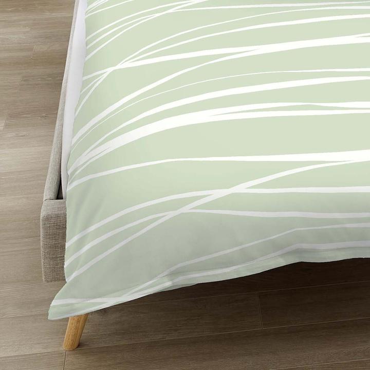 Produktbild Traumschlaf Mako-Satin Bettwäsche Motion Colours jade (155x220 cm + 80x80 cm)