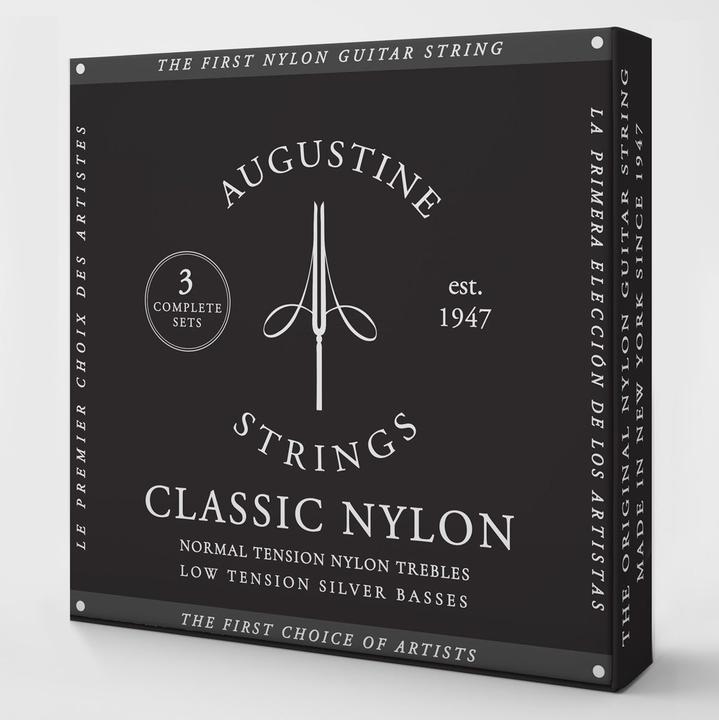 Actual product image Augustine Classic Black | Normal/Low, 3-Pack Box (6 x, 0.04")