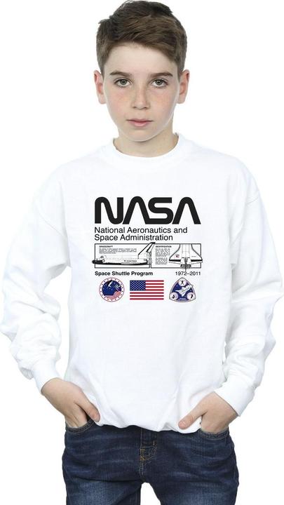 Actual product image Nasa Boys Space Admin Sweatshirt (128)