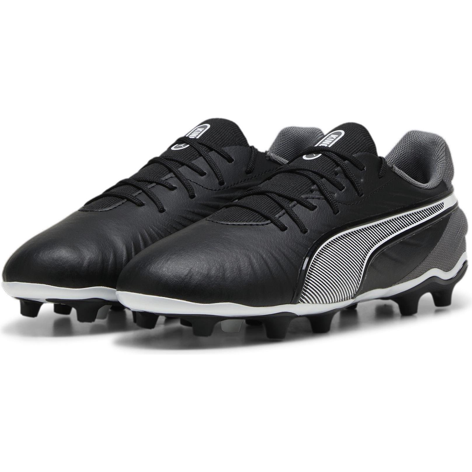 Puma, Jungen, Fussballschuhe, King Match Fg/Ag Jr (38.5), Schwarz