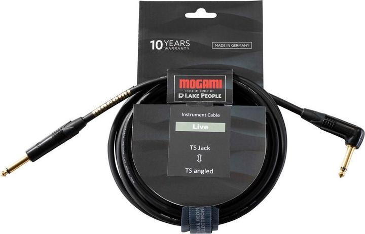 Image du produit Mogami Câble d'instrument de la série Gold (3 m, Câble jack 6,3 mm)